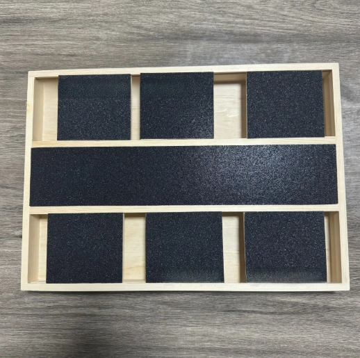 Wooden Pet Scratch and Grooming Board with Snack Compartments