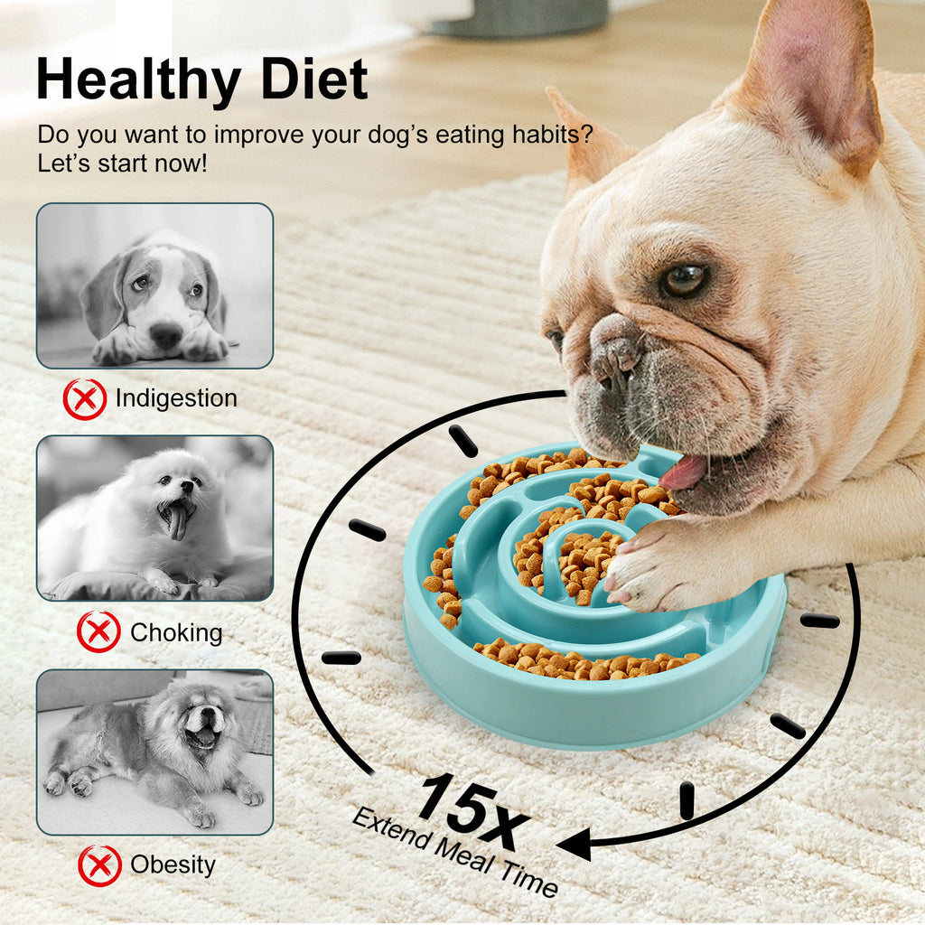 Slow Feeder Dog puzzle Bowl