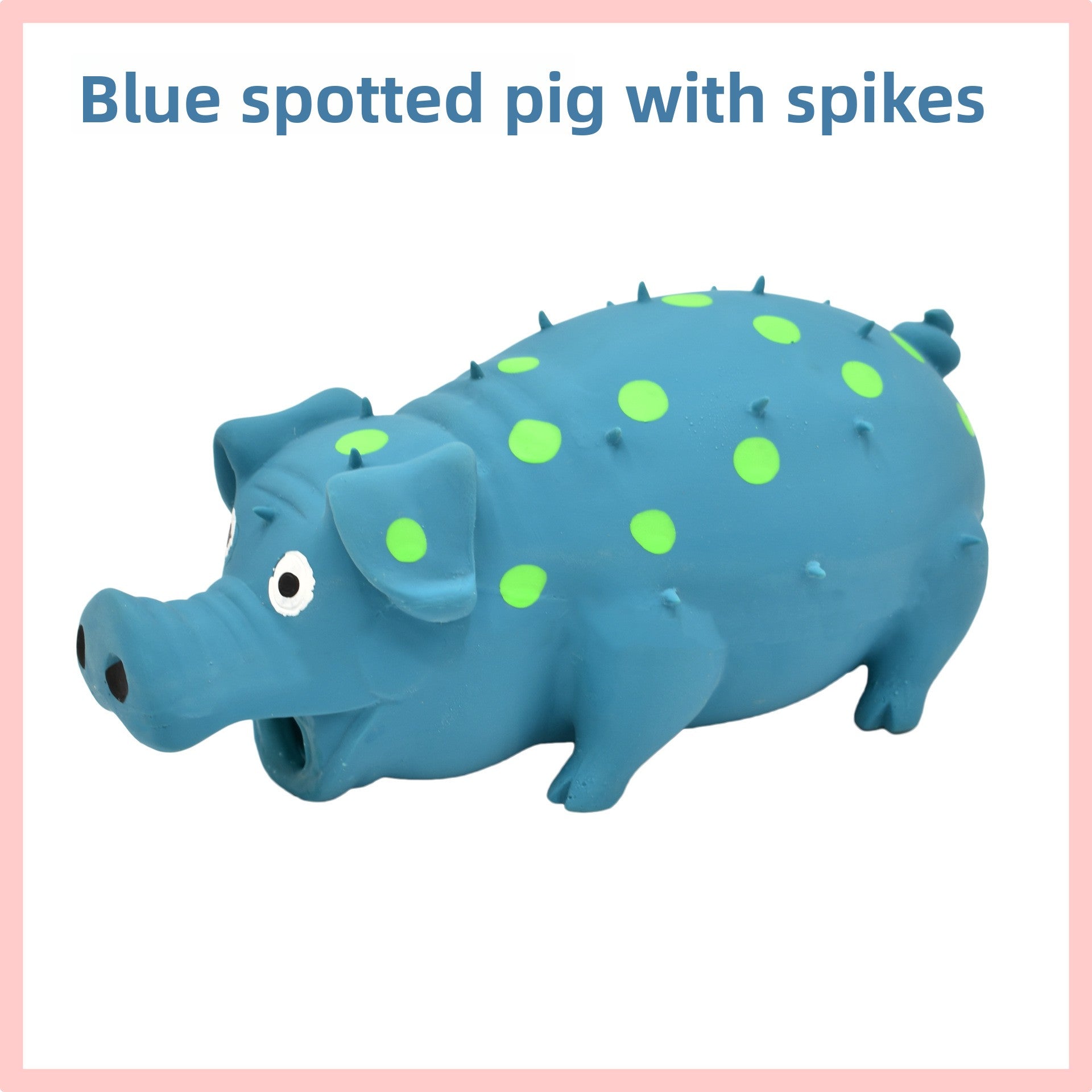 Latex Squeaking spiky pig