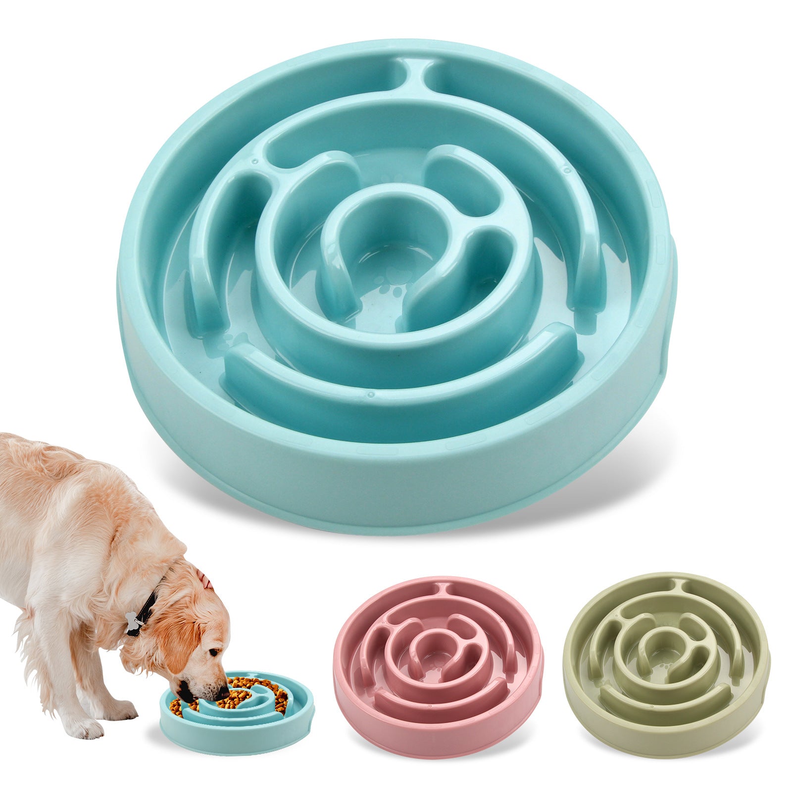 Slow Feeder Dog puzzle Bowl