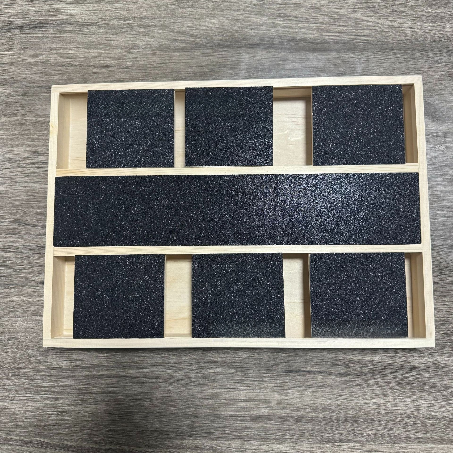 Wooden Pet Scratch and Grooming Board with Snack Compartments