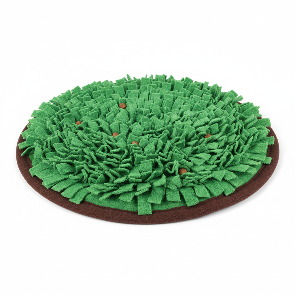 Grass Green Snuffle Mat - Angled
