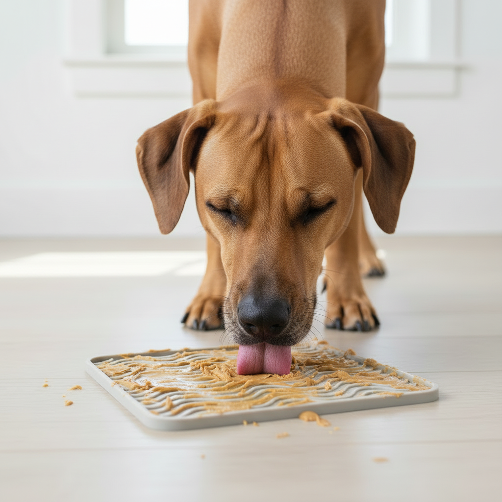 Ridgeback licking mat
